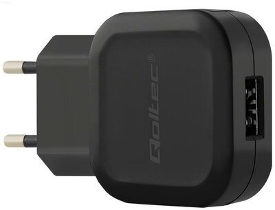 Qoltec - AC adapter for Smartphone / Tablet - FEKETE