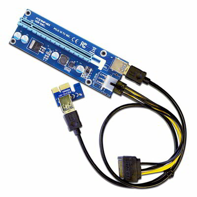 Noname PCI-E16X Riser Card 6pin ver 006c