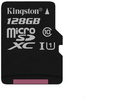 Kingston - 128GB SD micro Canvas Select 80R - SDCS/128GBSP
