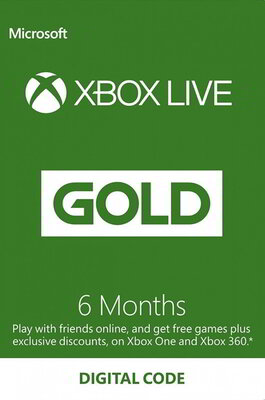 MICROSOFT - Xbox Live Gold (6hónapos)
