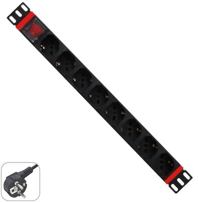 WP - Multiple Socket for rack 19"- WPN-PDU-G01-08