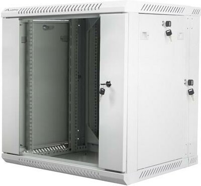 Lanberg - Kétrészes Fali Rack 19" - WF02-6612-10S