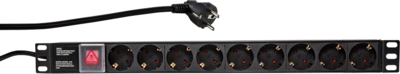 LOGILINK - 19" power distribution unit with 9 sockets