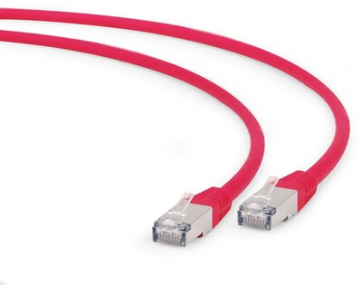 Gembird - FTP Cat6A patch kábel 5m - PP6A-LSZHCU-R-5M