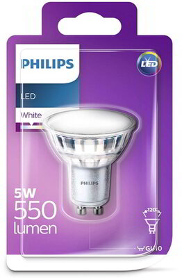 Philips - Classic 5W GU10 550lm 3000K LED spot izzó