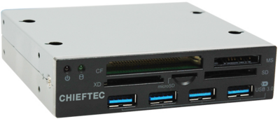 Chieftec CRD-801H USB 3.0 all in 1 3,5" beépíthető kártyaolvasó