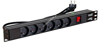 Linkbasic - power bar 1U for 19" rack cabinets 6 outlets - CFU06-F-H1U-2.0