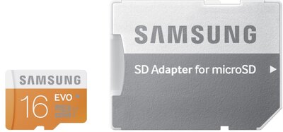 Samsung 16GB SD micro EVO (Class10, UHS-1 Grade1) (MB-MP16DA/EU)