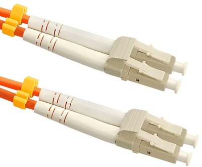 Qoltec - optikai patch kábel LC/UPC-LC/UPC 50m OM2 - 54030
