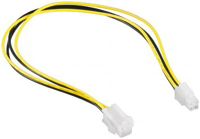 Gembird ATX 4-pin internal power supply extension cable, 0.3m