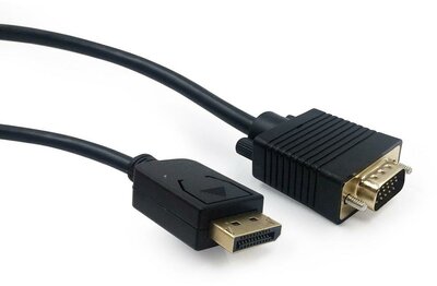 Gembird cable Displayport (M) - > VGA (M) 5m