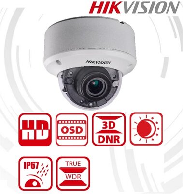 Hikvision - DS-2CC52D9T-AVPIT3ZE Dome HD-TVI kamera - DS-2CC52D9T-AVPIT3ZE(2.8-12MM)