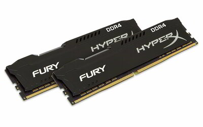 DDR4 KINGSTON HYPERX FURY BLACK 3200MHz 16GB - HX432C18FB2K2/16
