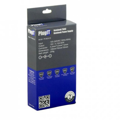 PlugIT - Samsung 19V/3.16A 60W | Notebook adapter - PI-ND-013