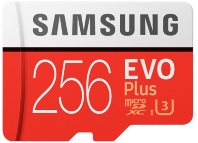 Samsung - EVO Plus microSDXC memóriakártya + adapter 256GB - OSAM-MB-MC256GA-EU