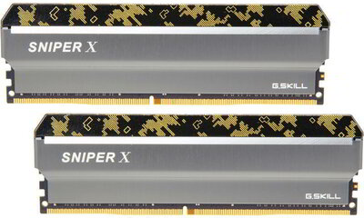 DDR4 G.Skill Sniper X Digital Camo 3600MHz 16GB - F4-3600C19D-16GSXKB (KIT 2DB)