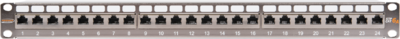 NIKOMAX - STP Patch panel, Cat.6A, szerszámmal szerelhető,1U - NMC-RP24SA2-1U-MT