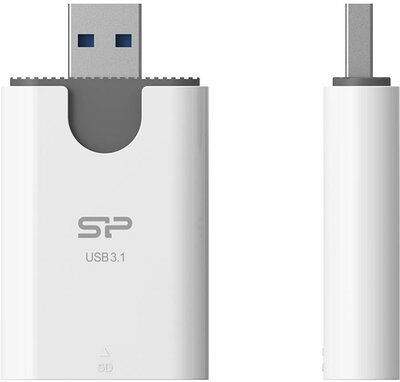 Silicon Power - Combo USB 3.1 Kártyaolvasó - SPU3AT3REDEL300W