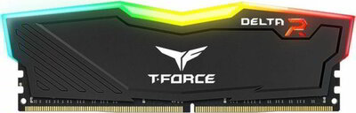 DDR4 TeamGroup Delta Black RGB 2666MHz 16GB - TF3D416G2666HC15B01