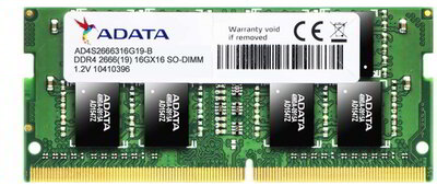NOTEBOOK DDR4 ADATA 2666MHz 8GB - AD4S266638G19-S