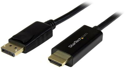 Startech - DisplayPort to HDMI Converter Cable - 6 ft (2m) - 4K