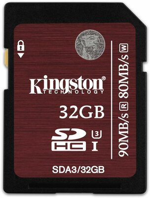 Kingston - 32GB SDHC - SDA3/32GB