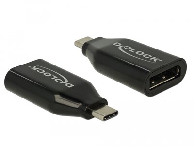 Delock - 62977 - Adapter USB Type-C male > Displayport female (DP Alt Mode) 4K 60 Hz