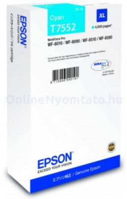 EPSON - T7552 C EREDETI TINTAPATRON