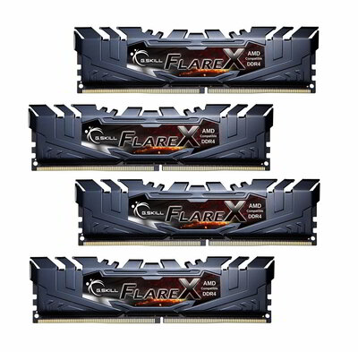 DDR4 G.Skill Flare X (for AMD) 3200MHz 32GB - F4-3200C14Q-32GFX (KIT 4DB)