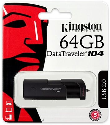Kingston - DataTraveler 104 64GB - DT104/64GB