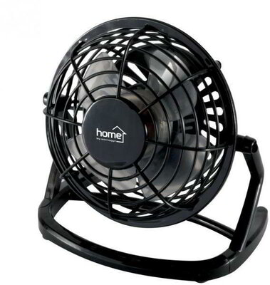 Home TF 10 USB fekete USB-s asztali ventilátor