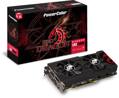 PowerColor RX 570 - Red Dragon - AXRX 570 8GBD5-3DHD/OC