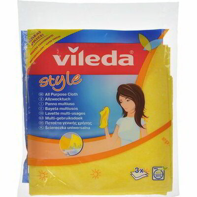 Vileda - Style általános háztartási törlőkendő (3db/cs) - F15817