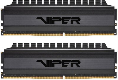 DDR4 Patriot Viper 4 BLACKOUT 3000MHz 8GB - PVB48G300C6K (KIT 2DB)