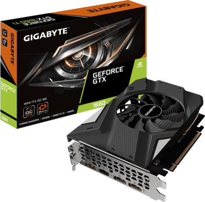 Gigabyte GTX1660 - Mini ITX OC - GV-N1660IXOC-6GD