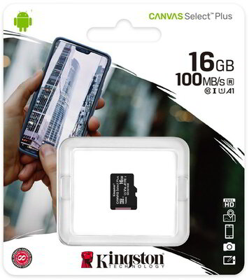 Kingston - MICROSDHC Canvas Select Plus 16GB - SDCS2/16GBSP