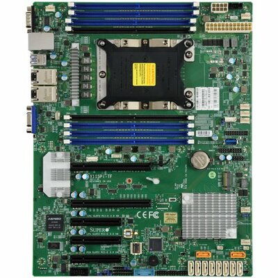 Supermicro X11SPi-TF Motherboard Single Socket P (LGA 3647) supported, CPU TDP support 205W, 2 10GbE LAN ports