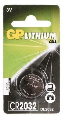 GP CR2032 lítium gombelem 1db/bliszter