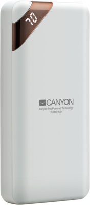 Canyon - Power Bank 20000mAh - Fehér - CNE-CPBP20W