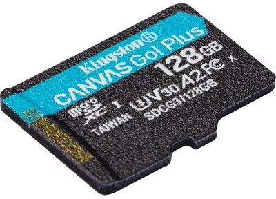 KINGSTON - MICROSDXC CANVAS GO! PLUS 128GB - SDCG3/128GBSP