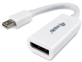 Equip - Átalakító - (MiniDP - DisplayPort, apa/anya, fehér) - 133440