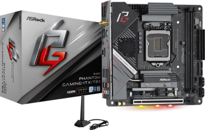 S1200 ASRock Z490 PHANTOM GAMING-ITX/TB3