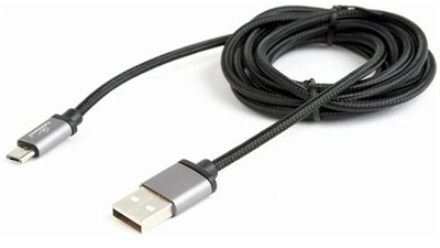 Gembird USB 2.0 A -> USB 2.0 micro B M/M adatkábel 1.8m ezüst