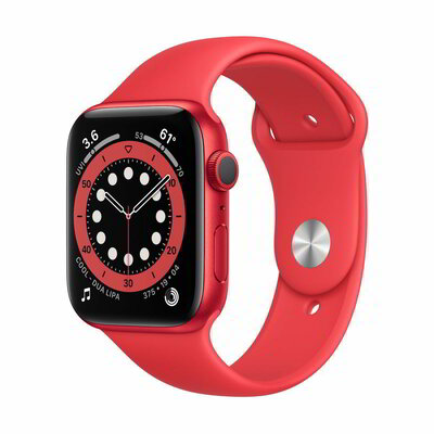 Apple - Watch Series 6 GPS-es 40mm PRODUCT(RED) alumíniumtok PRODUCT(RED) sportszíjas okosóra - M00A3HC/A
