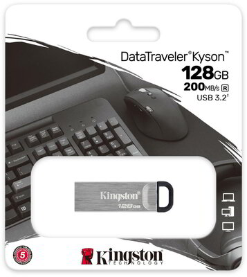 KINGSTON - DATATRAVELER KYSON 128GB - DTKN/128GB