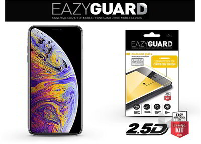 EazyGuard LA-1411 iPhone X/XS/11 Pro fekete 2.5D üveg kijelzővédő fólia