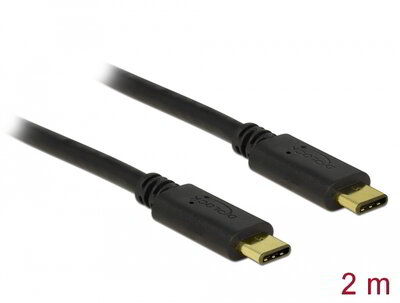 DELOCK - USB Type-C 2.0 m > USB Type-C 2.0 m 2m - 83332