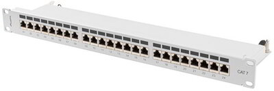 LANBERG - patch panel 24 port 1U cat.7 FTP - PPS7-1024-S