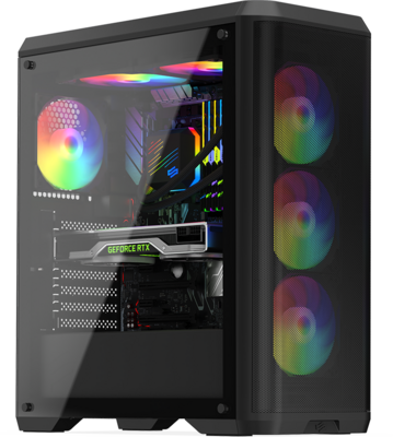 SilentiumPC - Ventum VT4V EVO TG ARGB - Fekete - SPC294