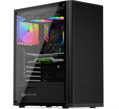 SilentiumPC - Ventum VT2 TG ARGB - Fekete - SPC290